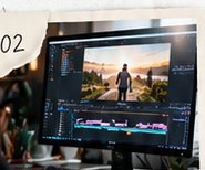 Video editing screen